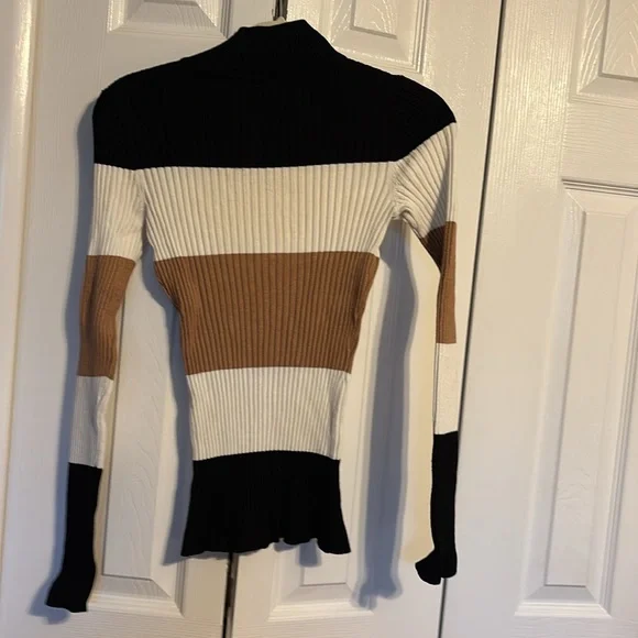 INC International Concepts long sleeve mock neck ribbed sweater size XS  NWOT - Picture 6 of 6